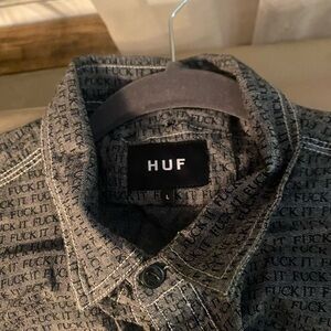 HUF short sleeved button  up and HUF Jacket